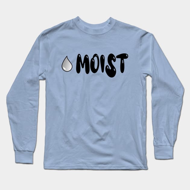 Moist Long Sleeve T-Shirt by Blended Designs